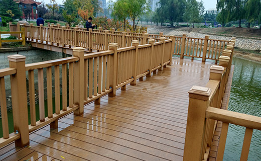 新型WPC天井花园围栏