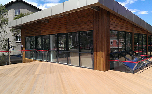 定制木料纹理WPC户外墙板